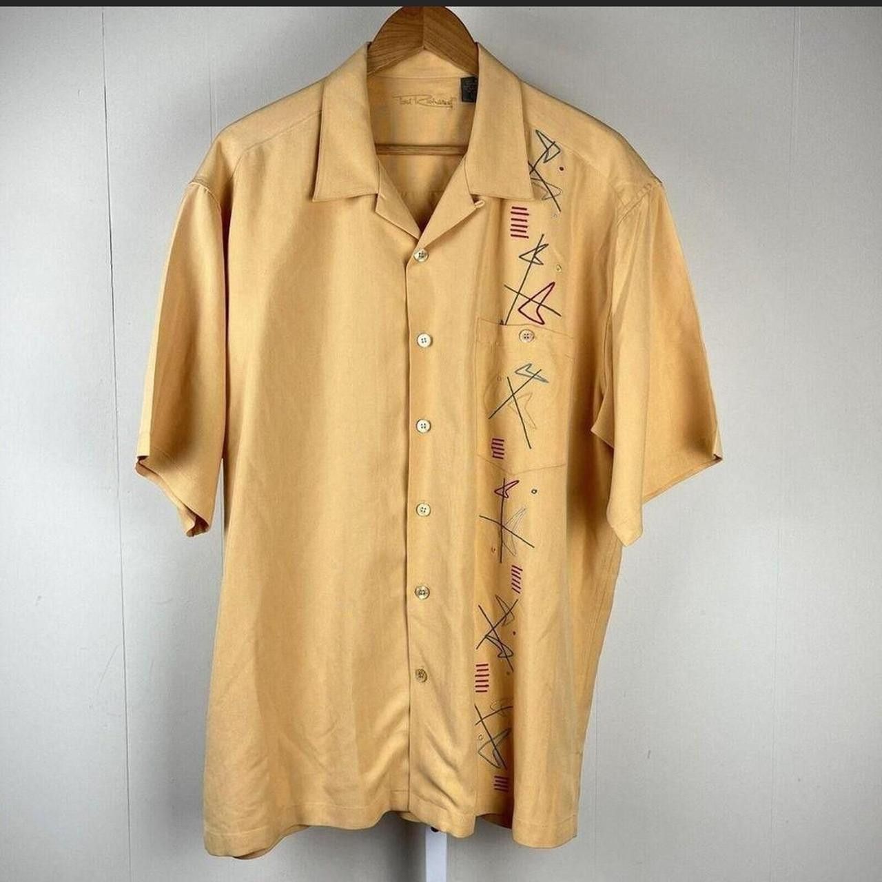 Tori Richard Tori Richard Silk Embroidered Retro Bebop Button Shirt Size US XL / EU 56 / 4 - 1 Thumbnail