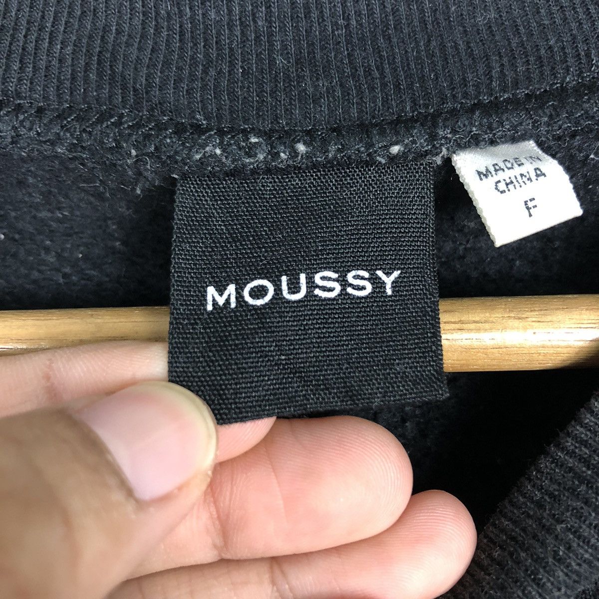 Japanese Brand × Vintage 📌Vintage Sweatshirt Moussy Big Logo Issey Miyake Size US M / EU 48-50 / 2 - 14 Thumbnail