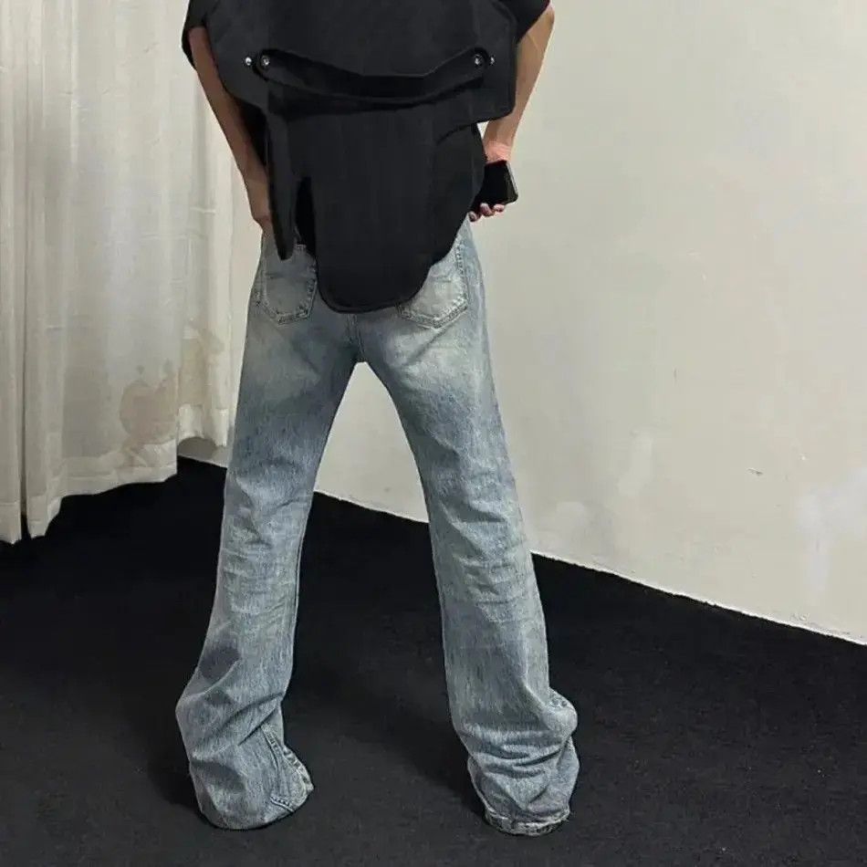 Japanese Brand Washed Denim Pant Size US 32 / EU 48 - 6 Thumbnail