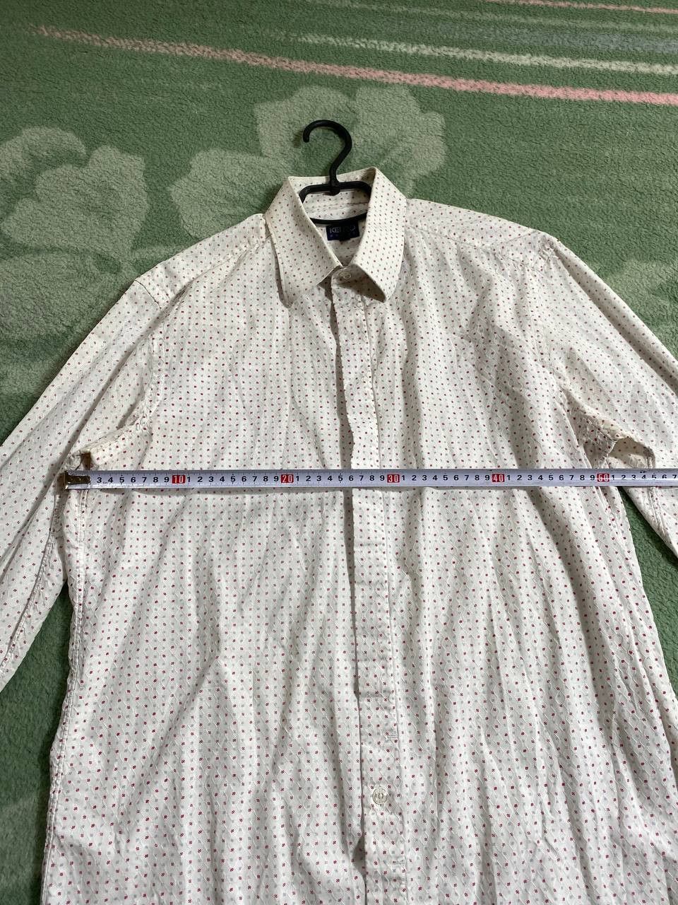 Kenzo × Vintage Kenzo Defile Shirt Embroidered Pattern Size 43/17 Size US M / EU 48-50 / 2 - 6 Thumbnail