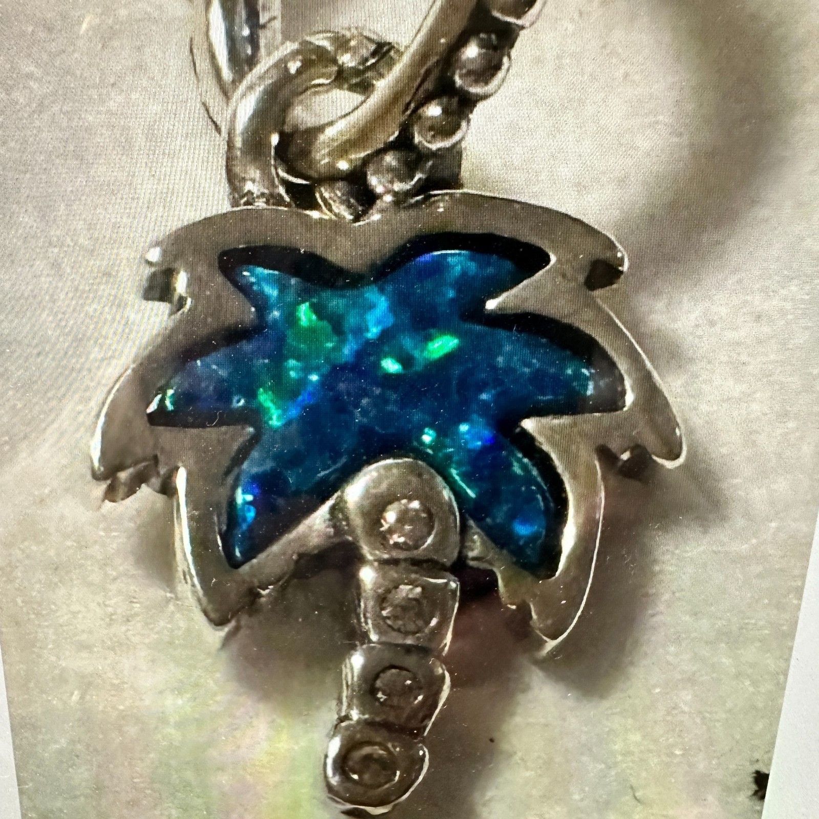 pandora Authentic Pandora Opalescent Green Palm Tree Dangle Charm #7 Size ONE SIZE - 1 Thumbnail