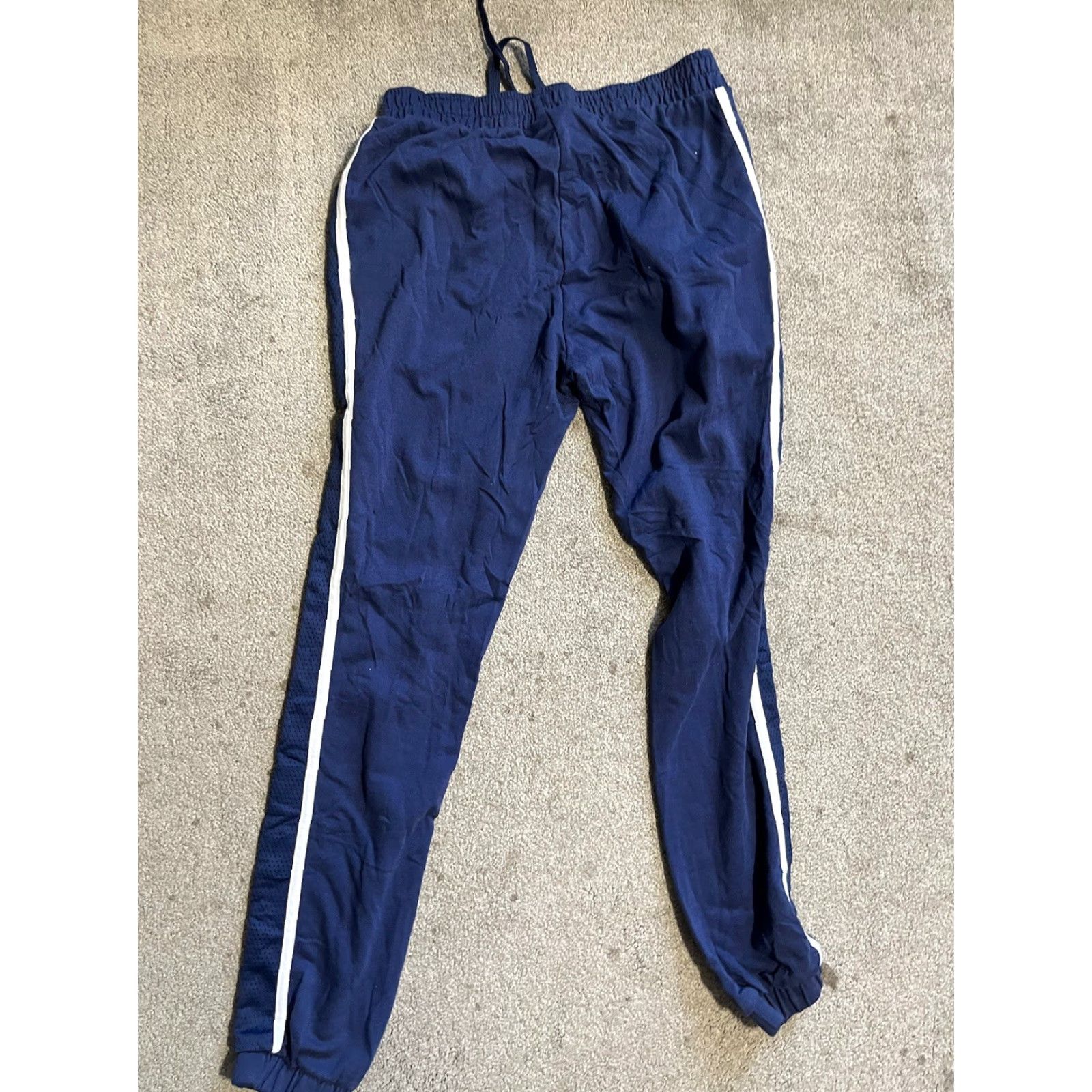Champion Champion Sweatpants Men’s Small Authentic Straight Pocket Logo Blue Cotton Size US 29 - 3 Thumbnail