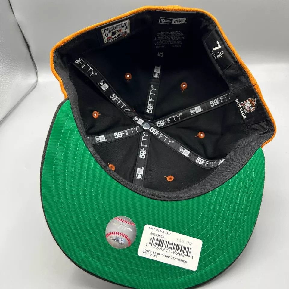 New Era Texas Rangers Hat Men 7 3/8 Hat Club 59Fifty New Era Fitted Size ONE SIZE - 7 Thumbnail