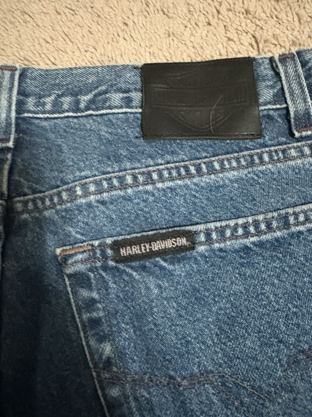 Harley Davidson Harley-Davidson Regular Straight Jeans – Men’s Size US 32 / EU 48 - 6 Thumbnail