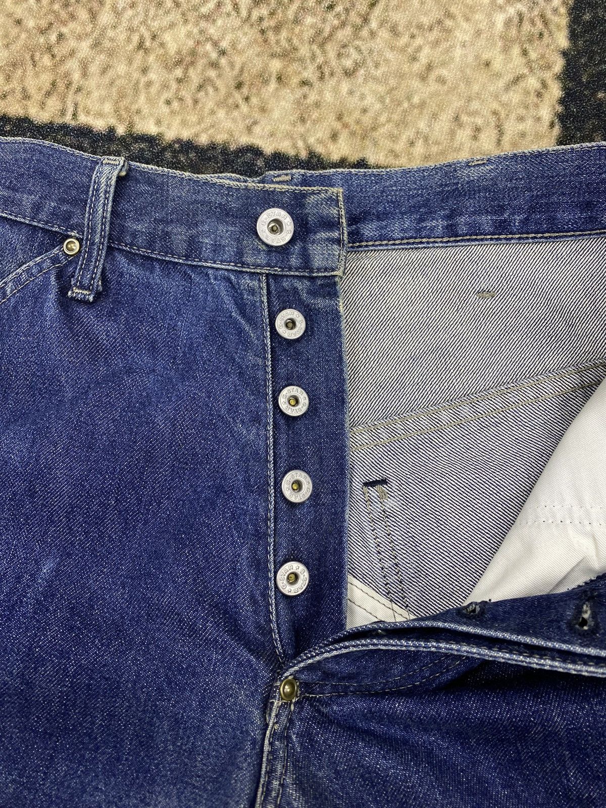 G-Star G-Star Raw Denim Biker Double Knees Jeans Size US 28 / EU 44 - 18 Thumbnail