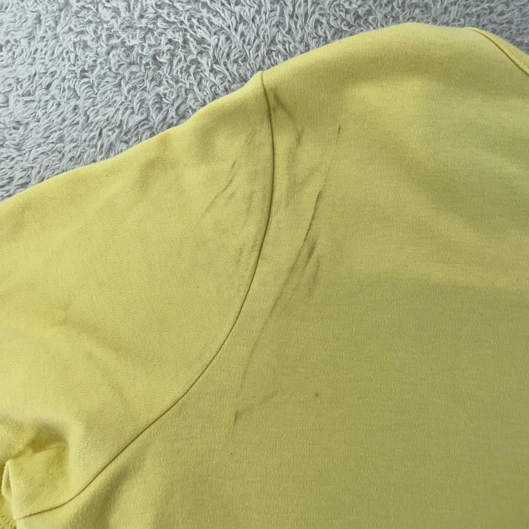Quacker Factory Quacker Factory Shirt Womens XL Yellow Embellished Keyhole Cutout Scoop Neck Tee Rhinestone Accent Size XL / US 12-14 / IT 48-50 - 4 Thumbnail