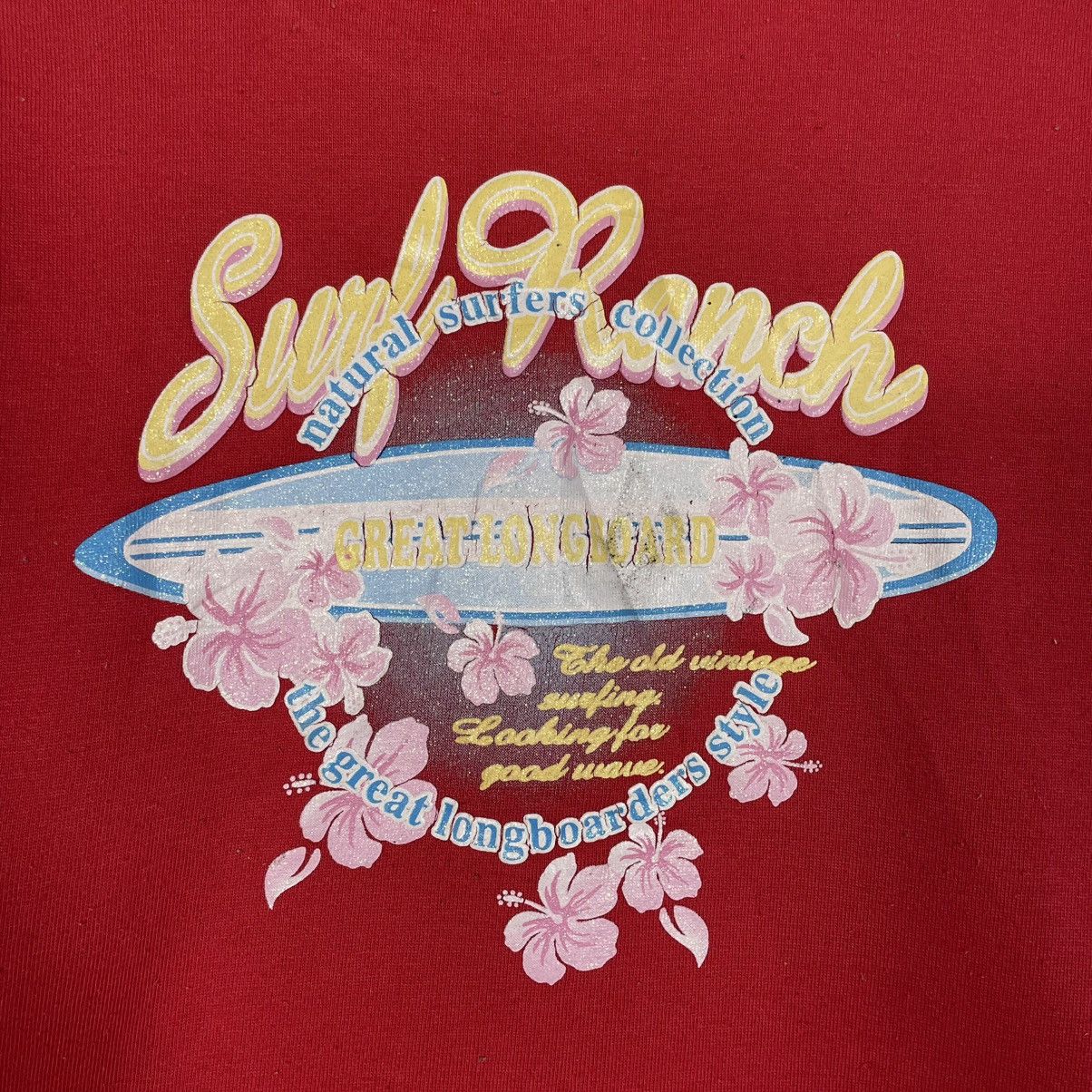 Japanese Brand Y2K Surf Ranch Red Crewneck Sweatshirt Size US S / EU 44-46 / 1 - 9 Thumbnail