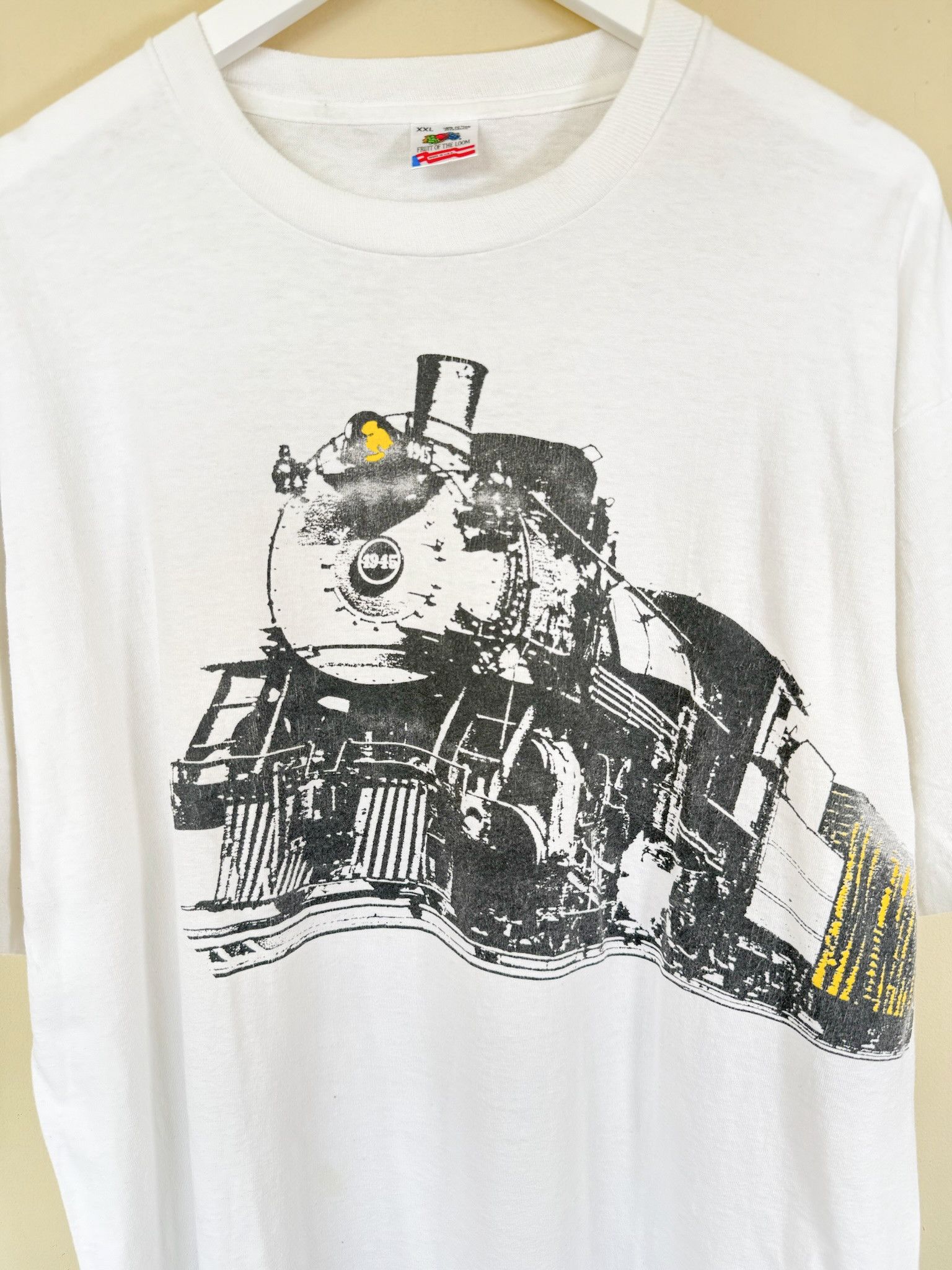 Vintage 90s TRAIN AOP Size US XL / EU 56 / 4 - 3 Thumbnail