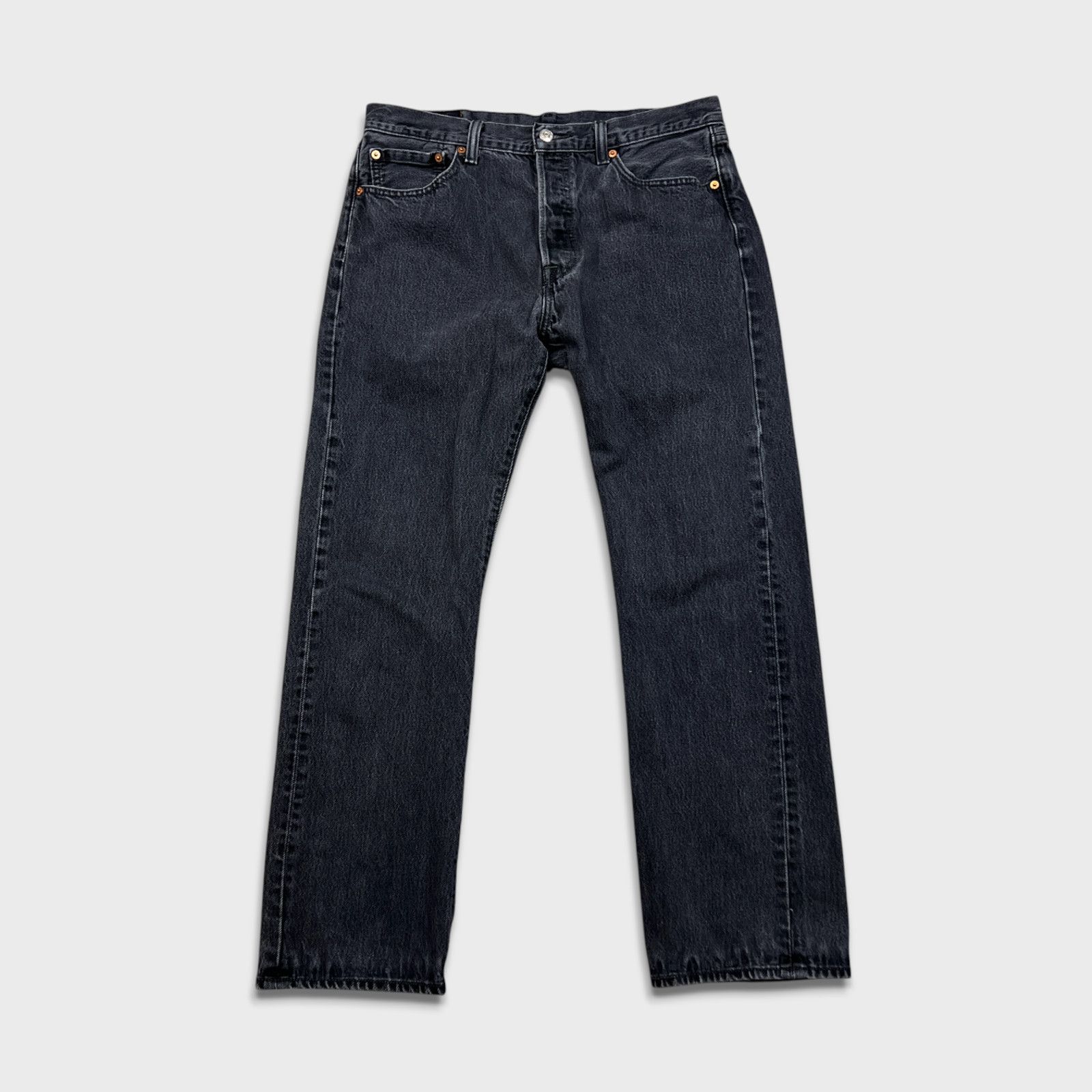 Levi's × Vintage Vintage Levi's 501 Straight Fit Black Jeans