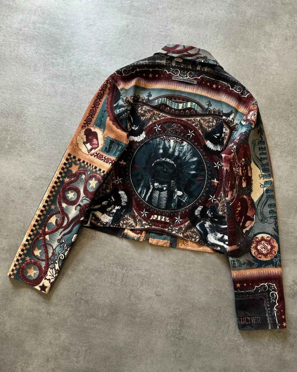 Jean Paul Gaultier × Vintage 1990s Jean Paul Gaultier Native American Indian Contemporary Jacket Size M / US 6-8 / IT 42-44 - 3 Thumbnail