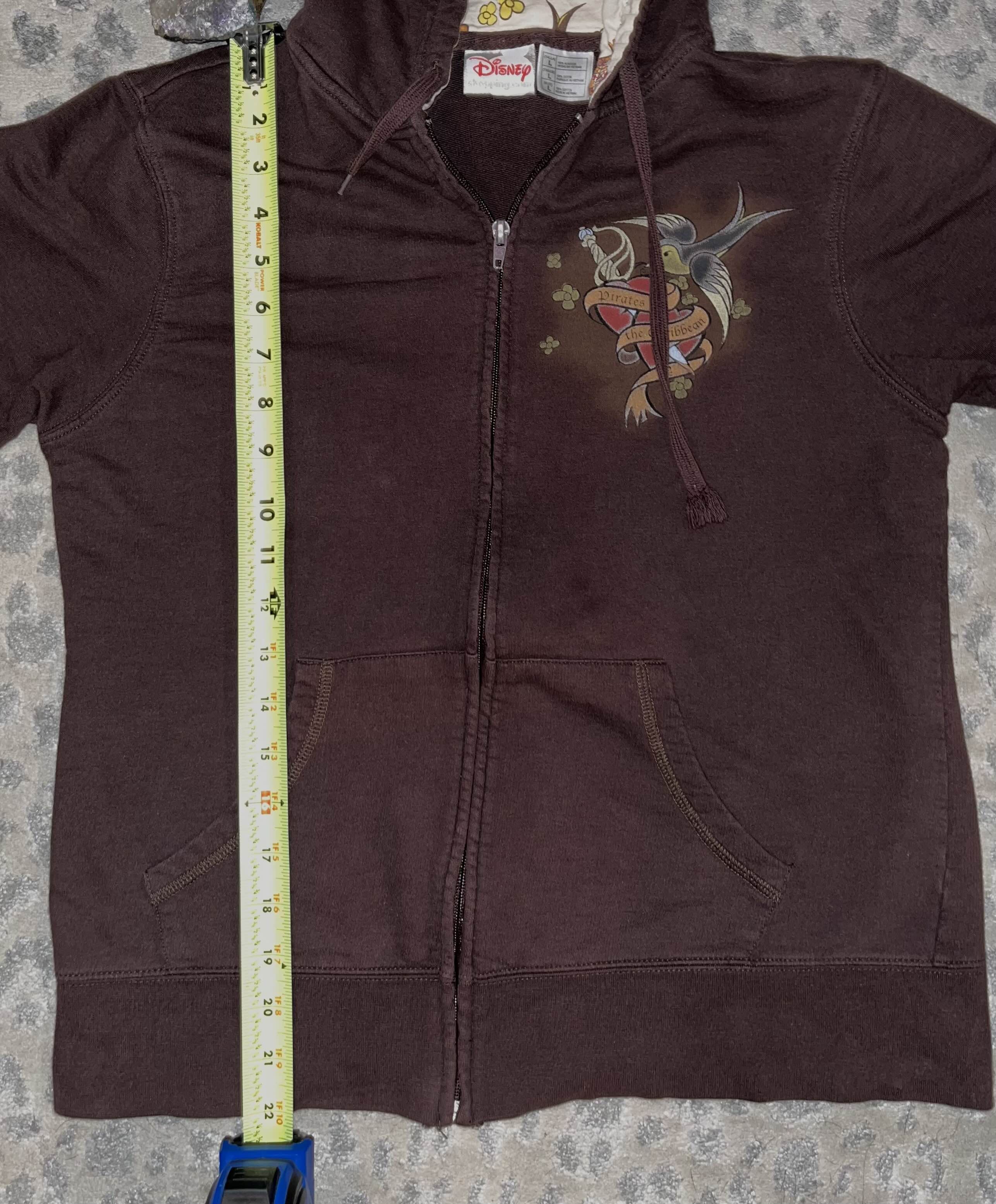 Disney × Vintage Y2K Ed Hardy Style Pirates of the Caribbean Disney Zip-Up Size US S / EU 44-46 / 1 - 8 Thumbnail