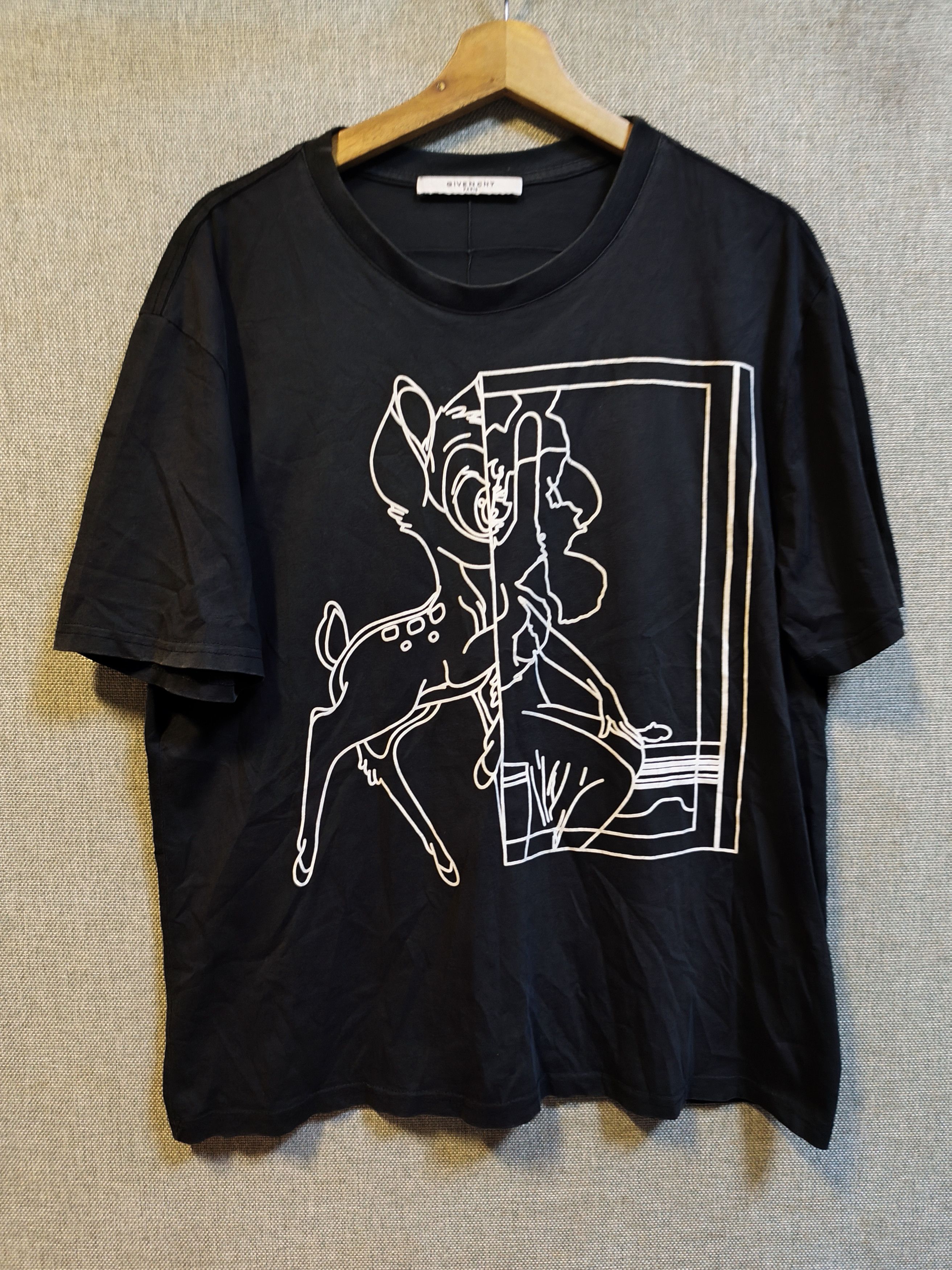 Givenchy Givenchy Stencil Bambi T-Shirt Size US L / EU 52-54 / 3 - 1 Thumbnail