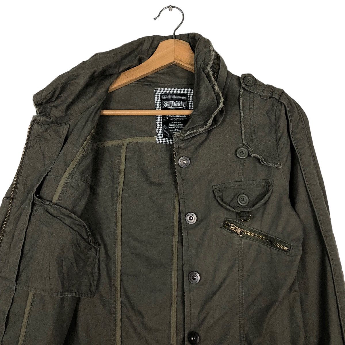 If Six Was Nine 🔥Parachute Biker Jacket Bondage Design Von Dutch Cargo Size US L / EU 52-54 / 3 - 12 Thumbnail