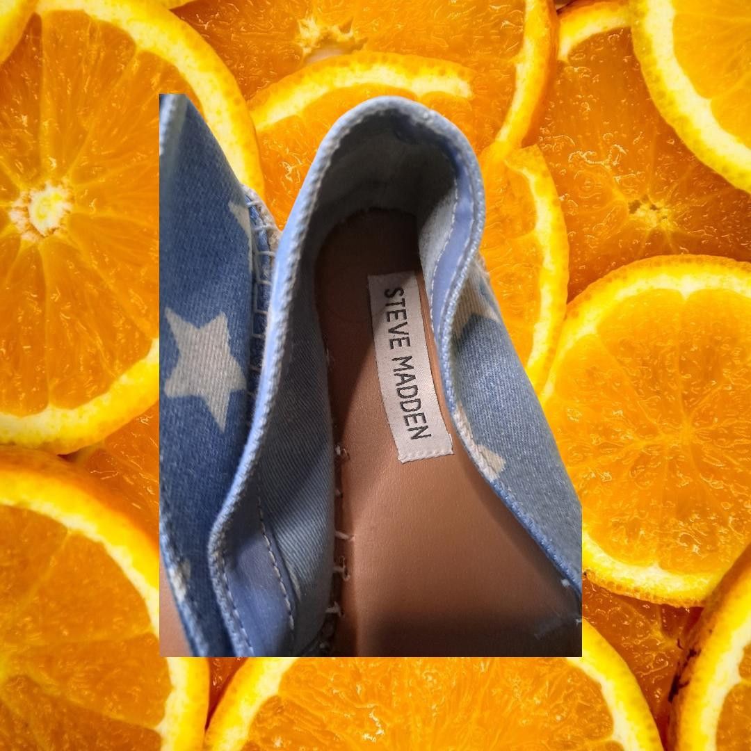 Steve Madden Steve Madden Tazz Blue with White Stars Size 7.5 Size US 7.5 / IT 37.5 - 3 Thumbnail