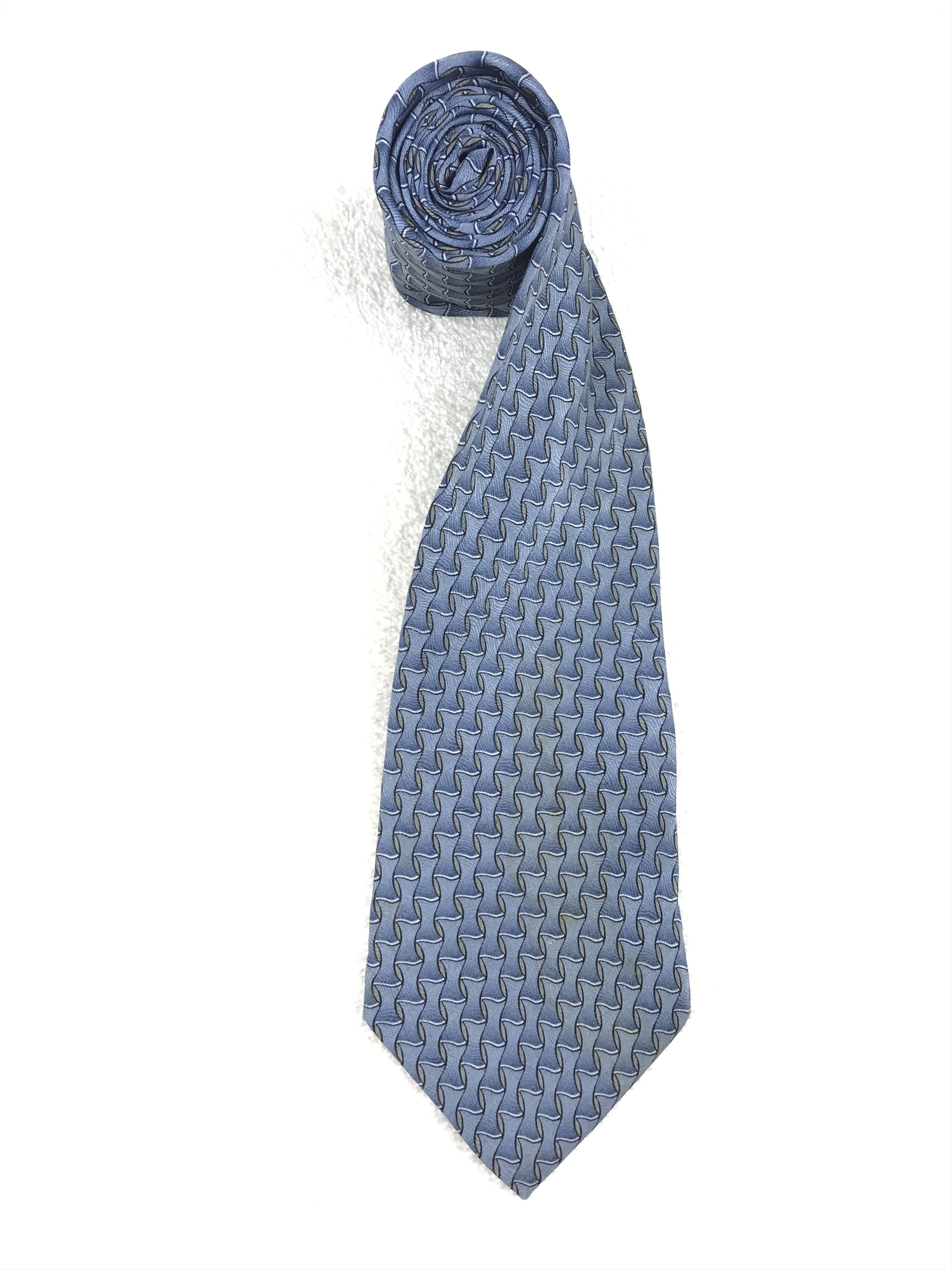 Designer × Mulberry × Vintage Vintage Ziggurat By Mulberry Necktie Size ONE SIZE - 2 Thumbnail