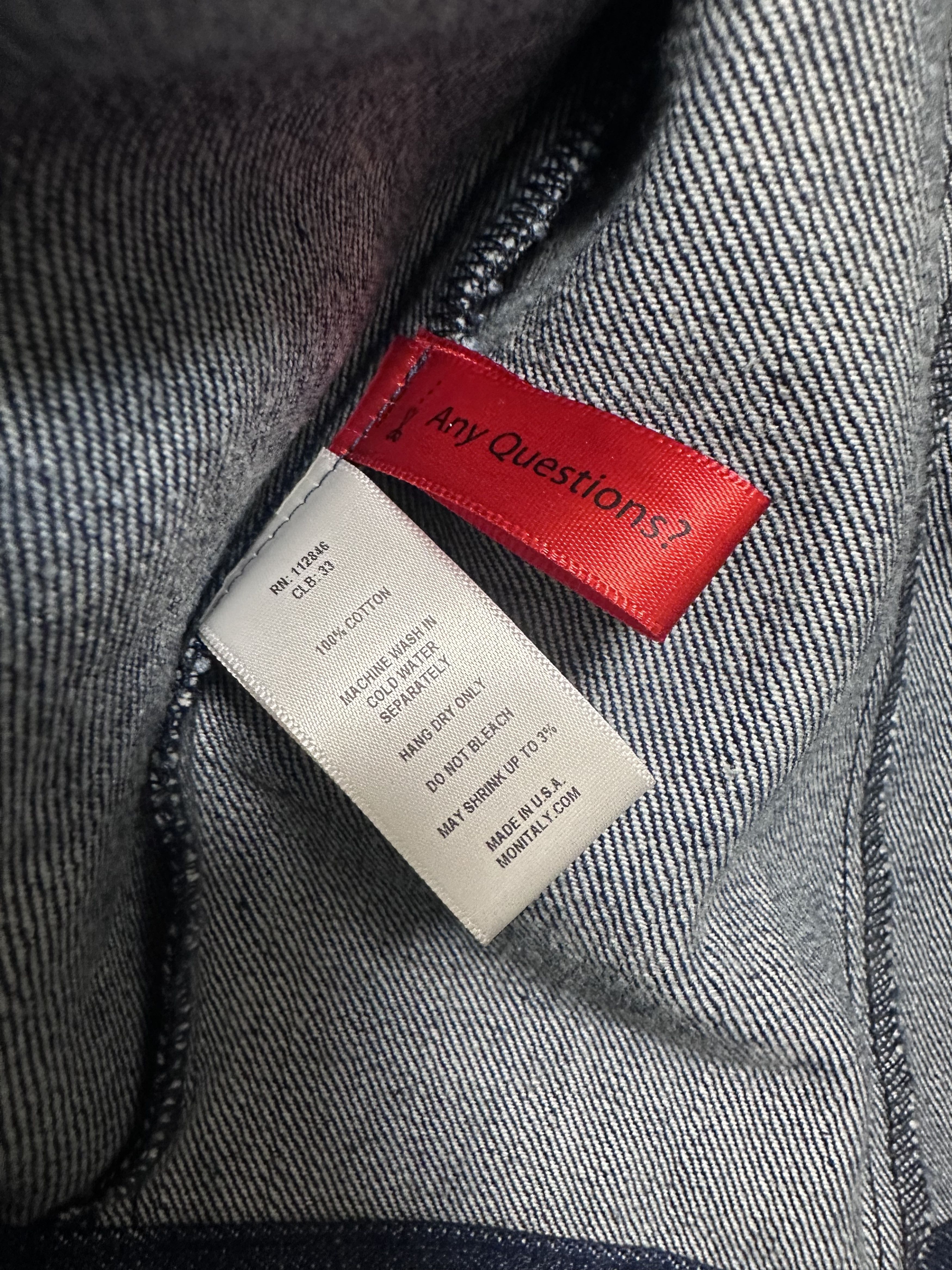 Monitaly Monitaly Denim Jacket Size US L / EU 52-54 / 3 - 3 Thumbnail