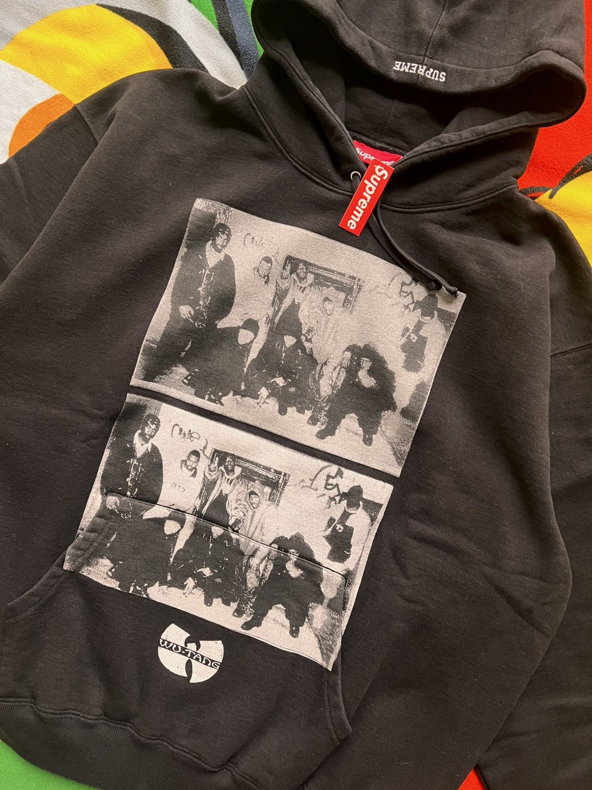 Supreme XL Supreme Wu-Tang Clan Hooded Sweatshirt Black FW25 hoodie Size US XL / EU 56 / 4 - 20 Thumbnail