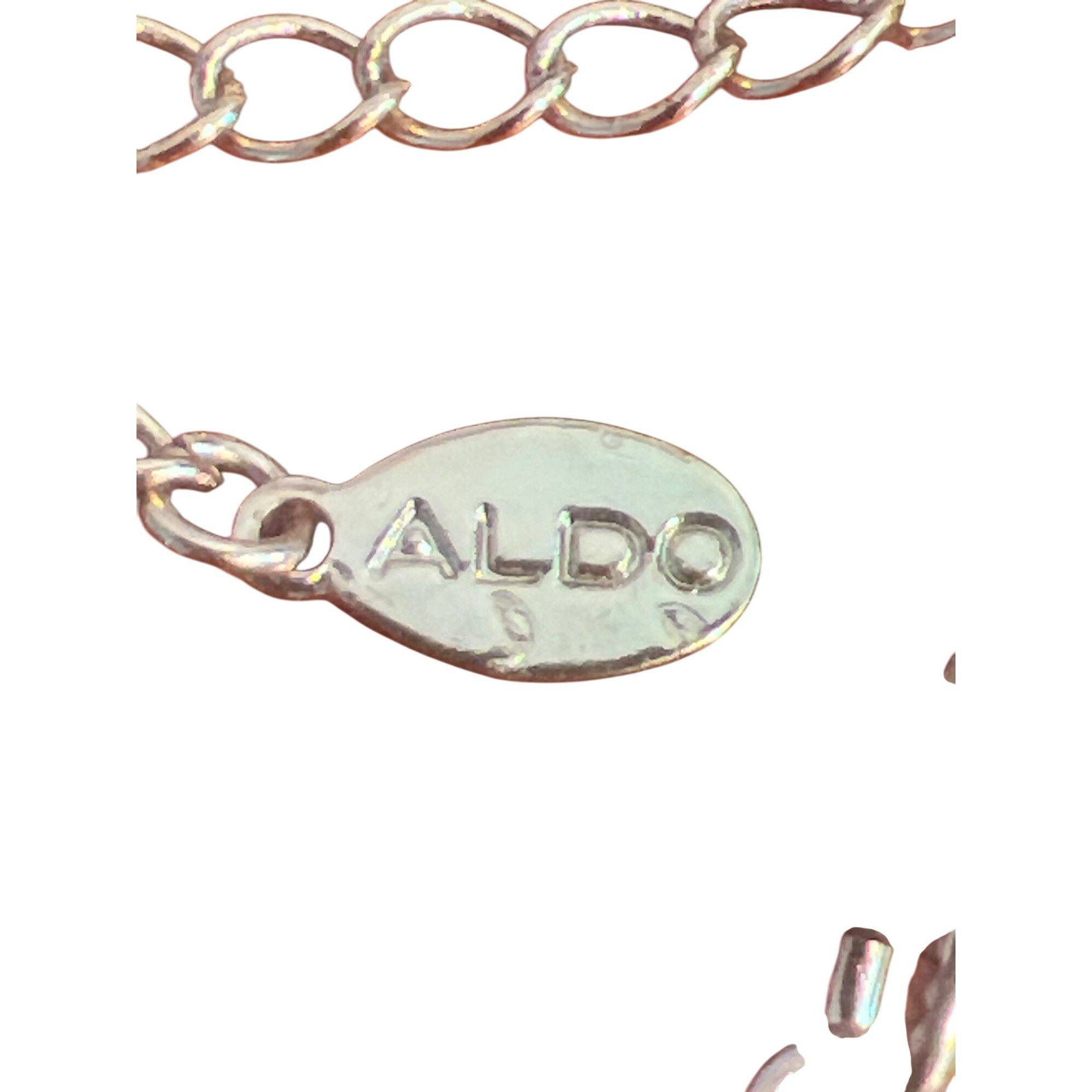 Aldo Aldo Gold Tone Coin Chain Bracelet Elizabeth Half Penny Laye Size ONE SIZE - 5 Thumbnail