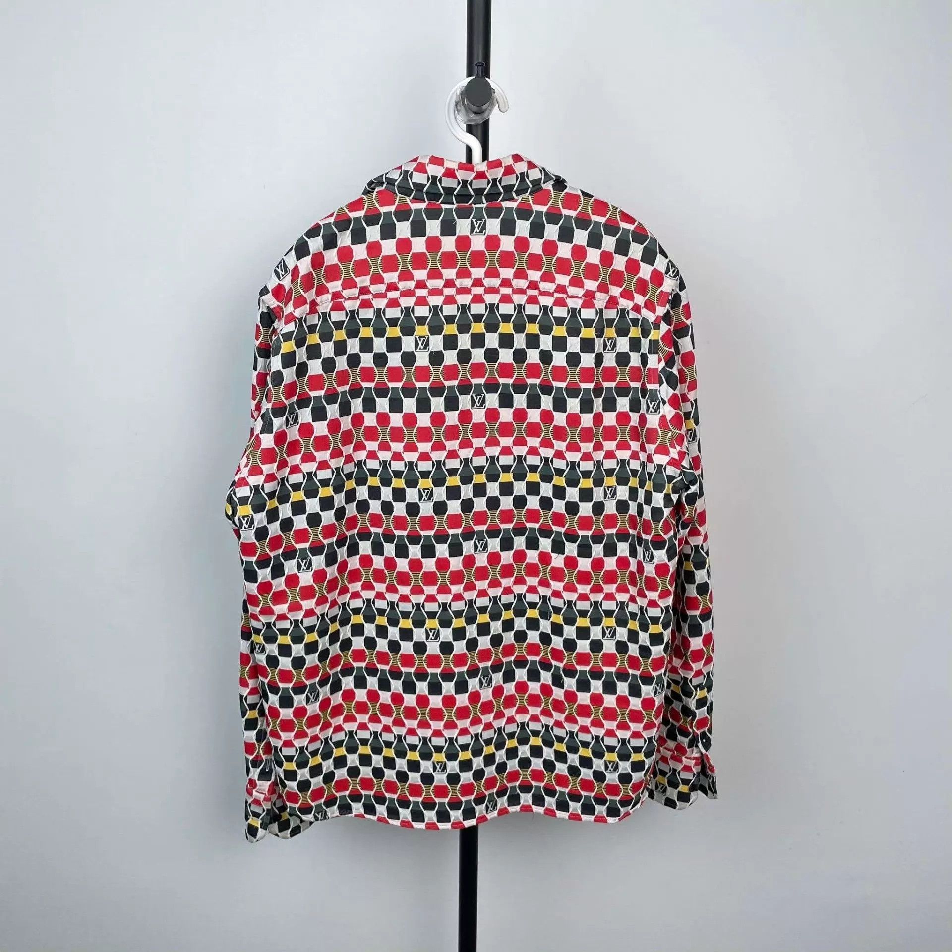 Louis Vuitton LV cotton long-sleeve shirt red M Size US M / EU 48-50 / 2 - 2 Thumbnail