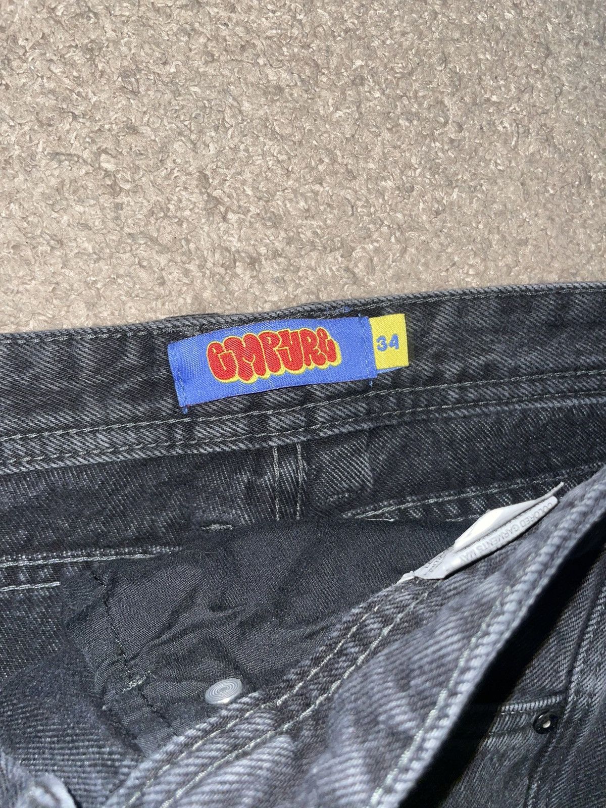 Empyre black loose fit empyre jeans Size US 34 / EU 50 - 6 Thumbnail
