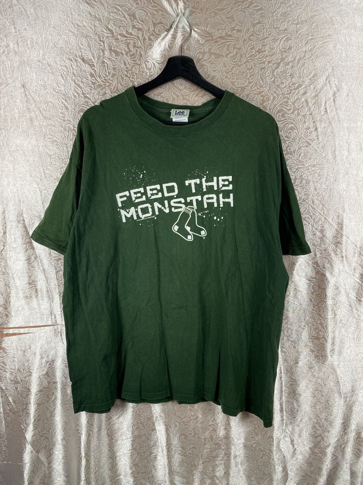 Lee Vintage Lee Feed The Monstah Boston Red Sox Green Monster Size US XL / EU 56 / 4 - 3 Thumbnail