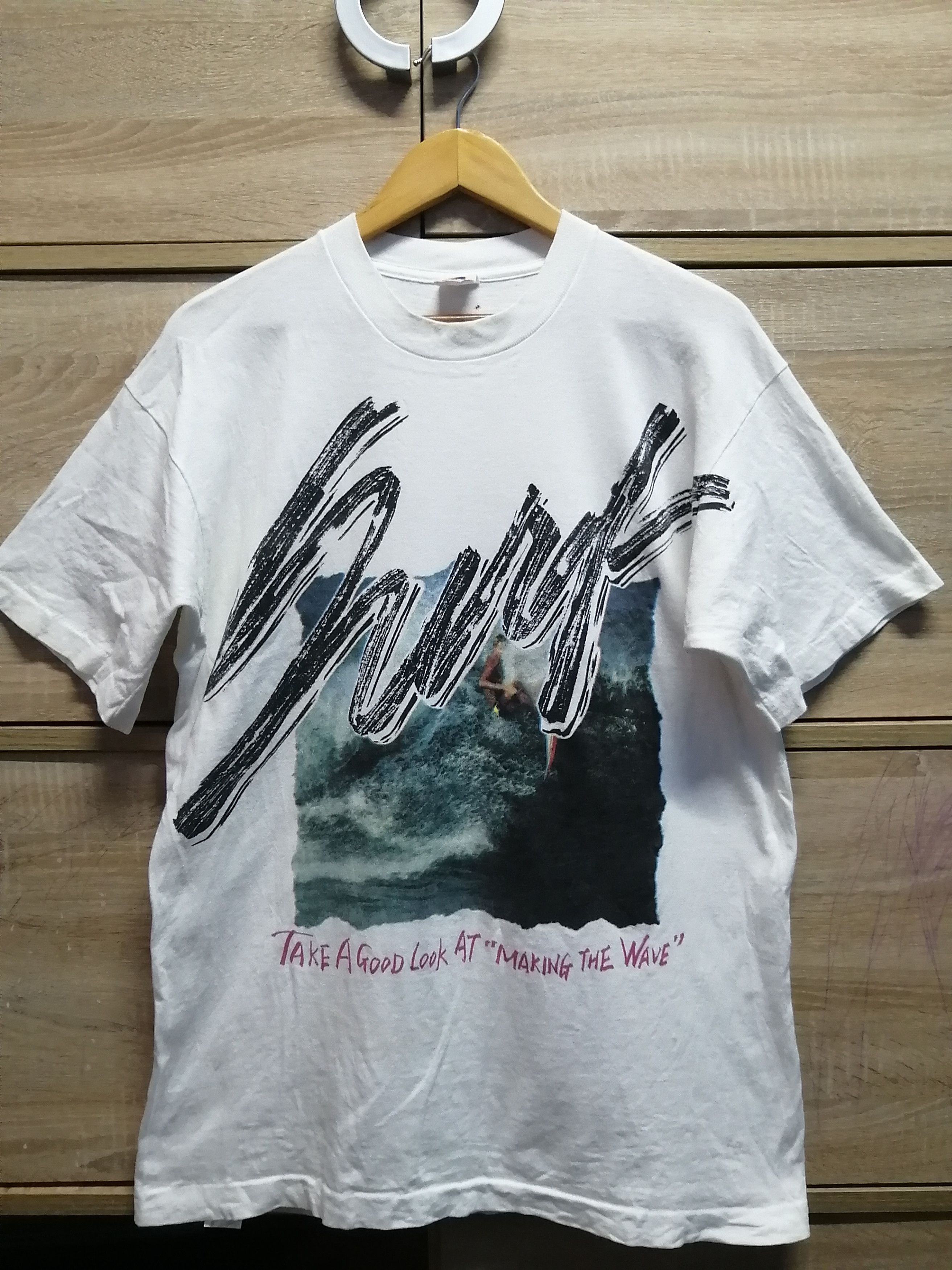 Vintage Thrashed Sun Faded Vintage Surf Shirt Distressed Grunge Band Size US L / EU 52-54 / 3 - 1 Thumbnail
