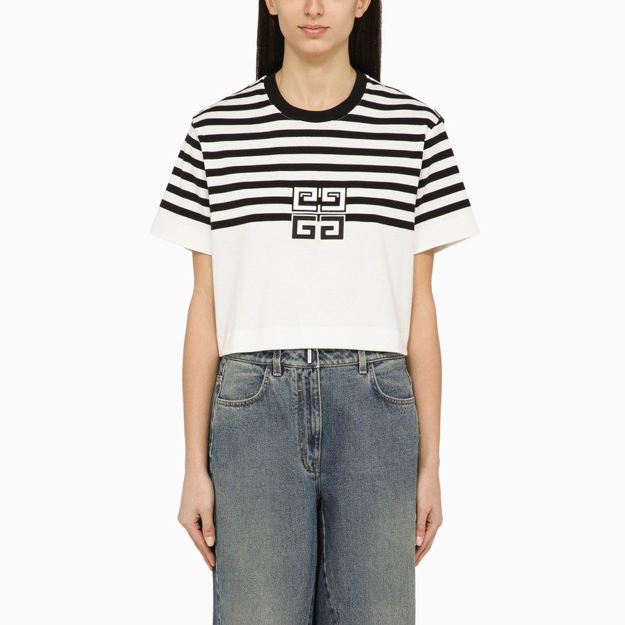 image of Givenchy O1D2Blof0124 T-Shirt In White, Women's (Size Small)