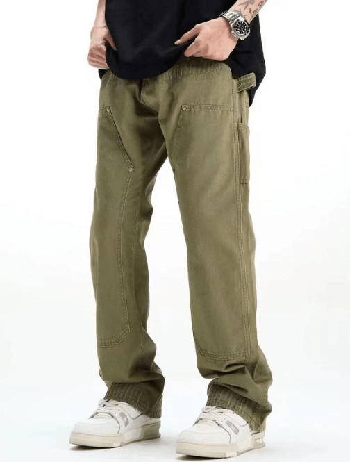 Japanese Brand × Jean High street American men's casual cargo jeans Size US 32 / EU 48 - 1 Thumbnail