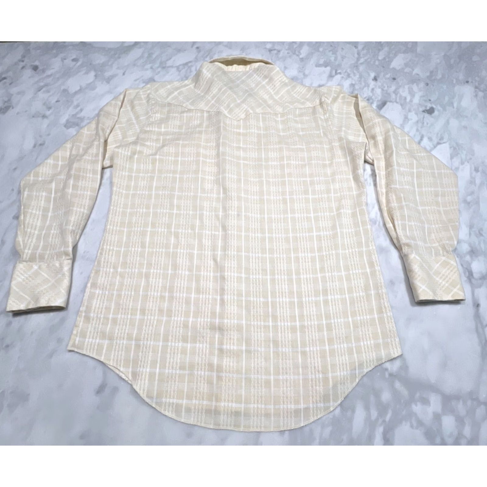 Vintage VINTAGE Dan River DR Westerns Shirt Mens Large Sleeve Pearl Snap Plaid Casual Size US L / EU 52-54 / 3 - 4 Thumbnail