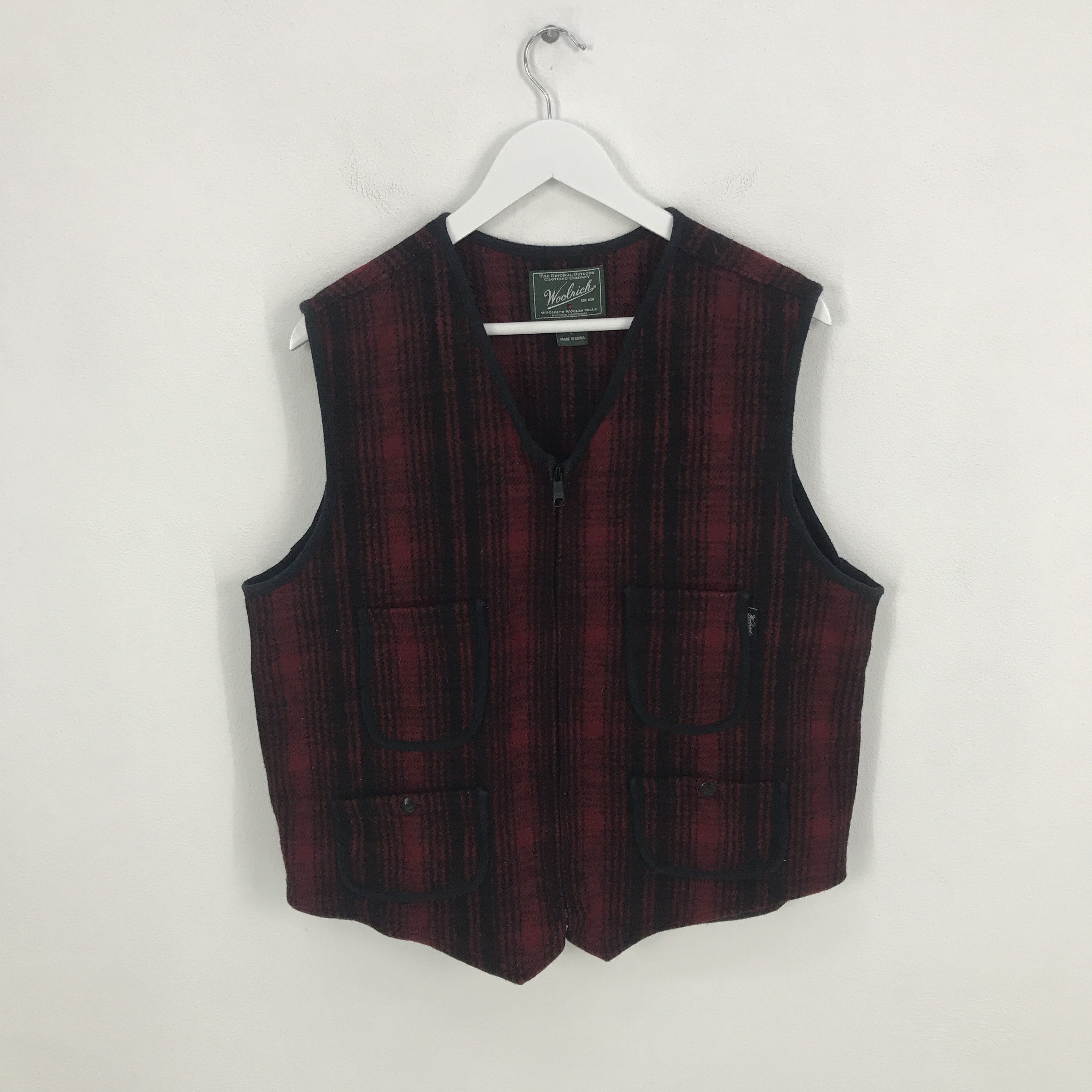 Woolrich Woolen Mills Rare woolrich flannal zipper vest Size US L / EU 52-54 / 3 - 1 Thumbnail
