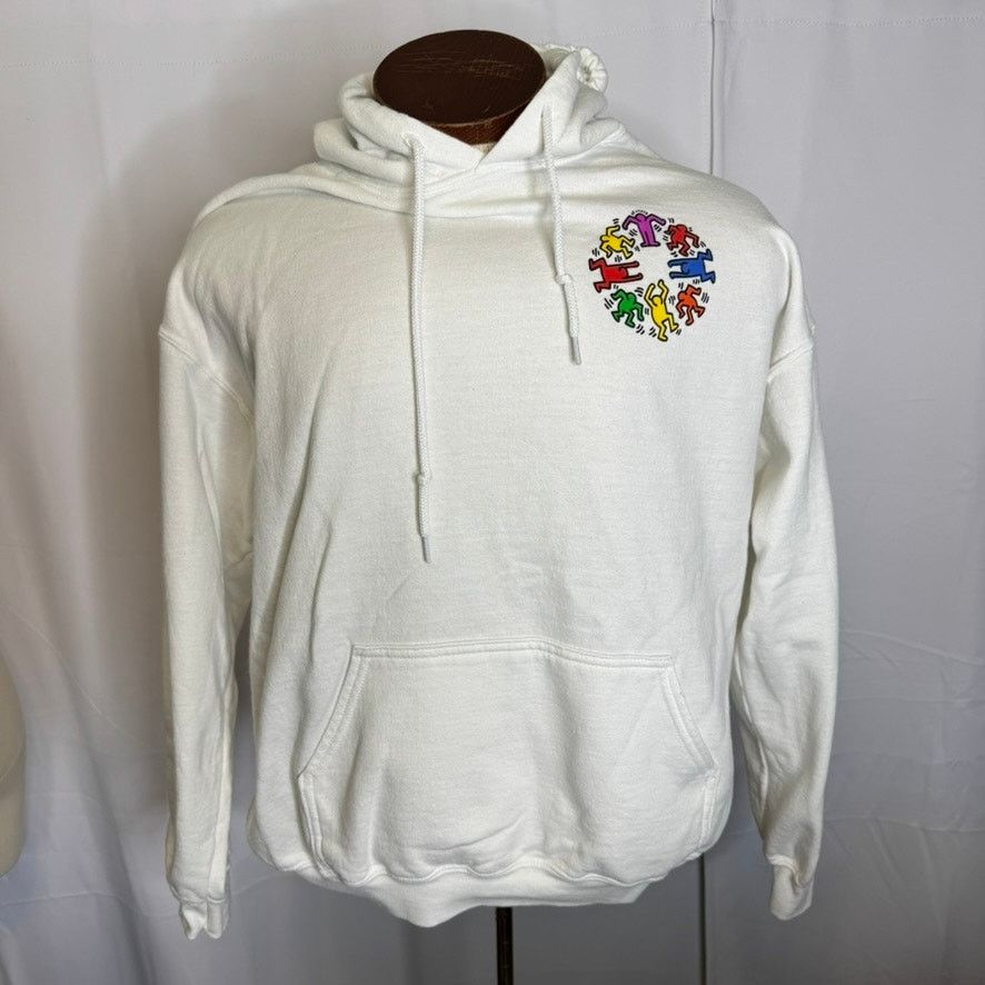 Keith Haring Keith Haring Hoodie Dancing Figures Graphic Art Large Size US L / EU 52-54 / 3 - 5 Thumbnail