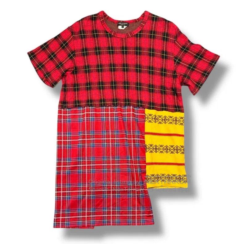 Comme des Garcons Comme Des Garcons Deconstructed checkered color-block patc Size US L / EU 52-54 / 3 - 1 Thumbnail
