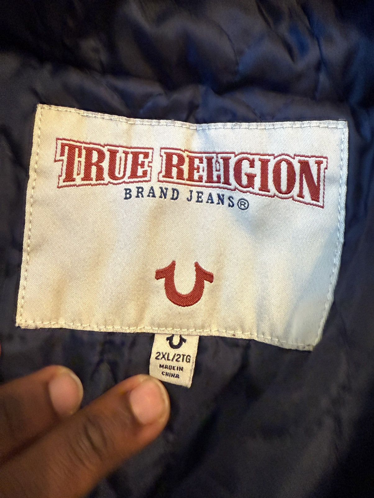 True Religion True Religion Denim Hoodie Size US XXL / EU 58 / 5 - 3 Thumbnail