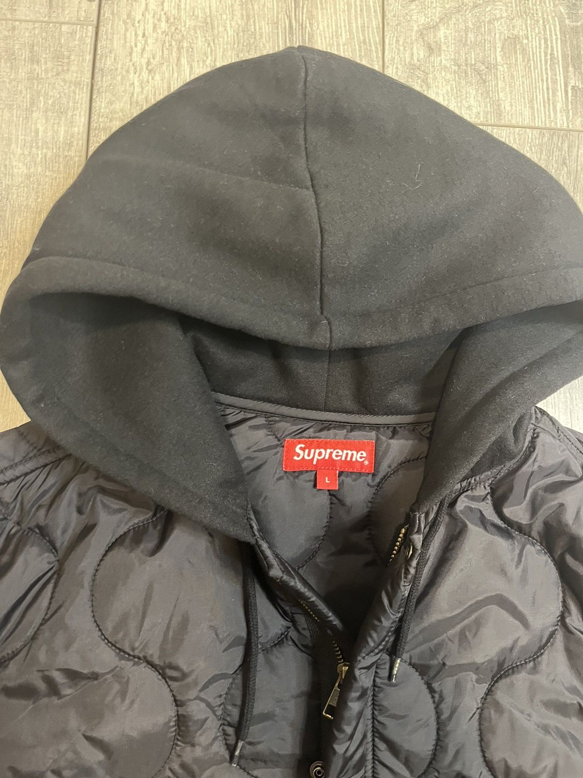 Supreme Supreme Quilted Jacket. “I pledge allegiance to shit” Large Size US L / EU 52-54 / 3 - 6 Thumbnail