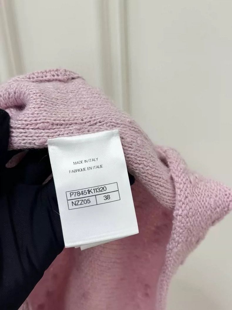 Chanel Chanel 24 Autumn and Winter Pink and Black Knitted Vest Size XS / US 0-2 / IT 36-38 - 6 Thumbnail