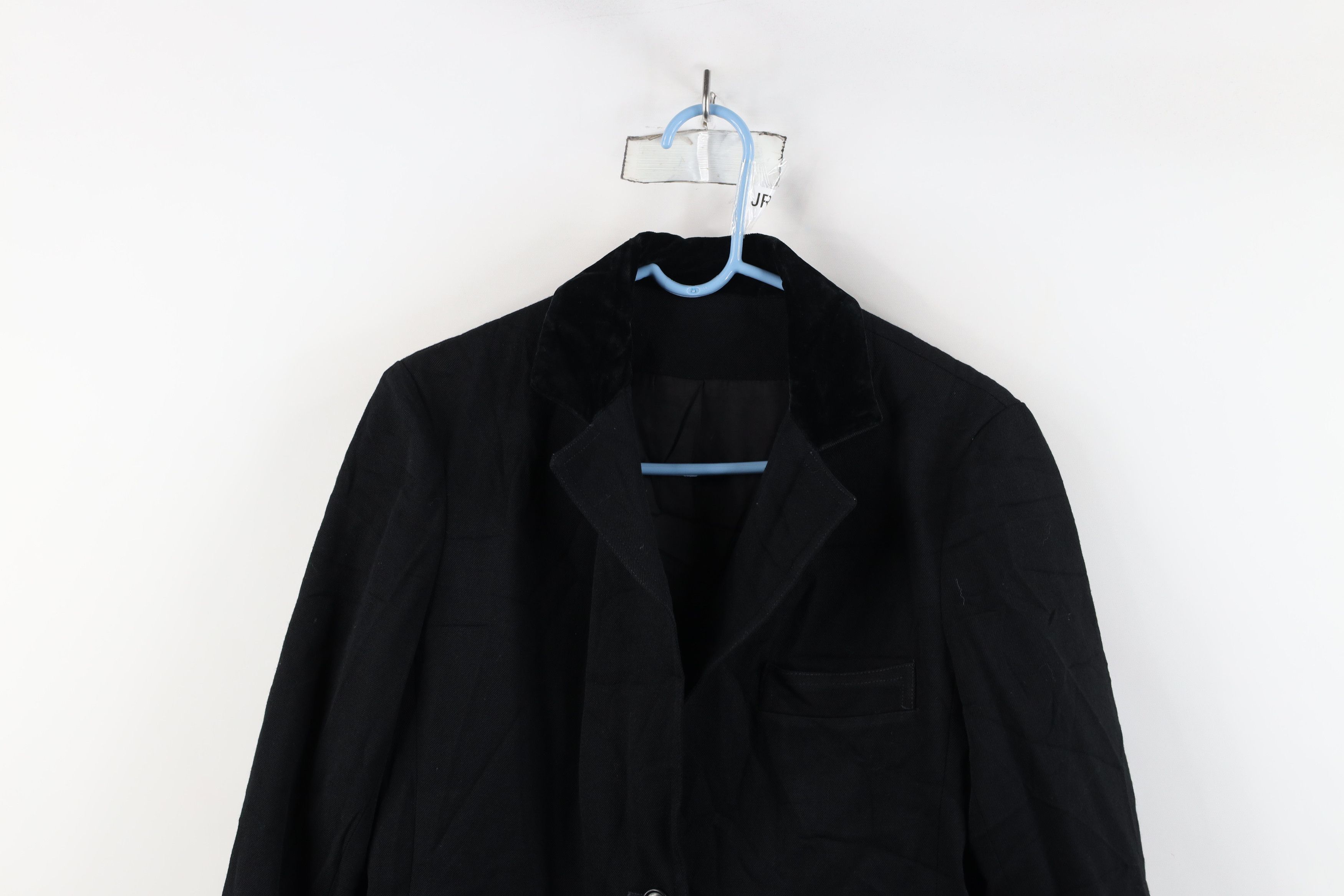 Vintage Vintage 70s Streetwear Wool Suit Coat Blazer Jacket Black Size XL / US 12-14 / IT 48-50 - 2 Thumbnail