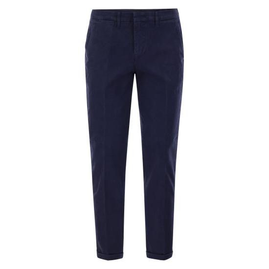Fay FAY Men Straight Pants NTM8649187T BLUE Size US 40 / EU 56 - 1 Thumbnail