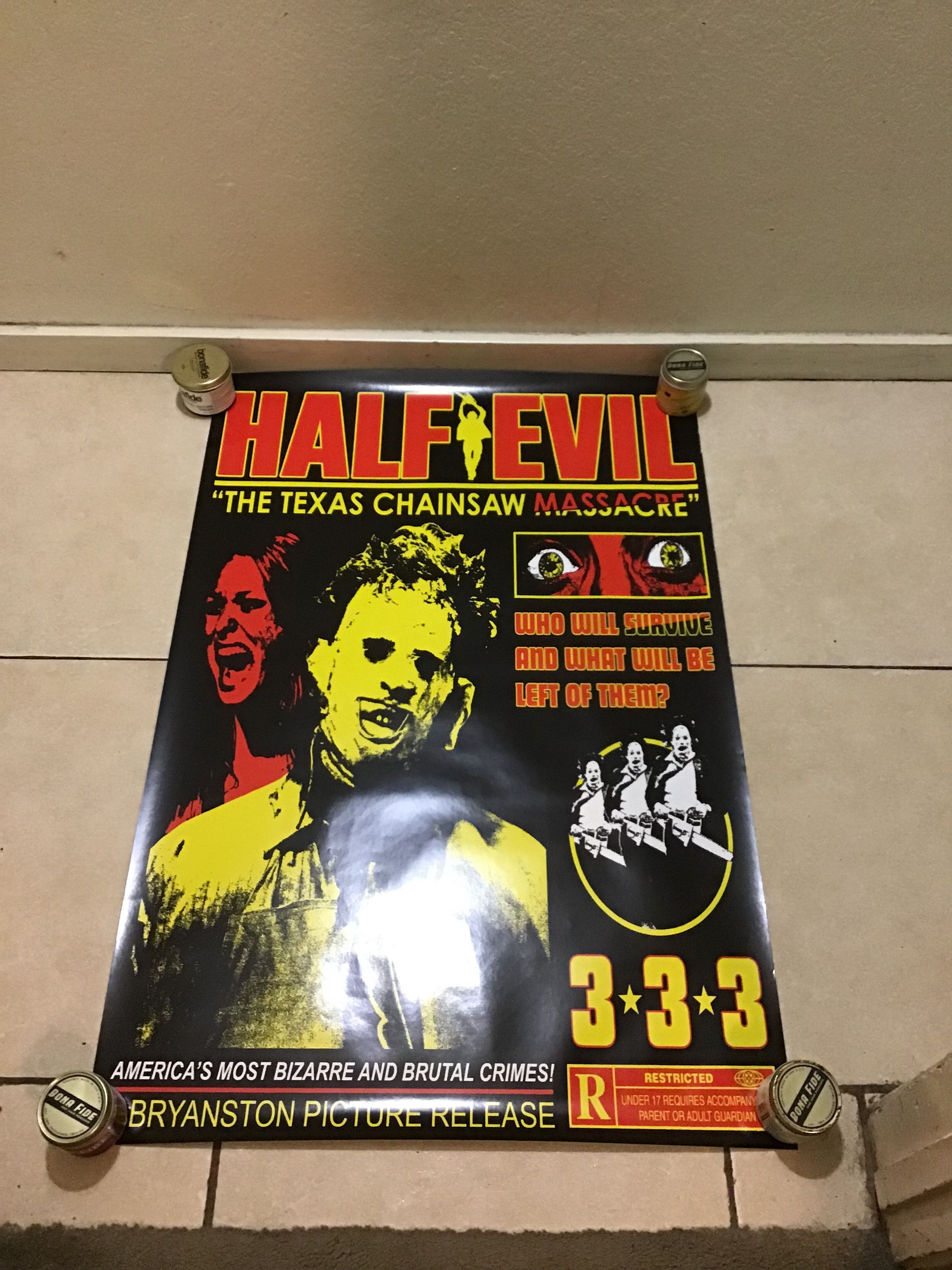 Half Evil The Texas Chainsaw Massacre Poster Size ONE SIZE - 1 Preview
