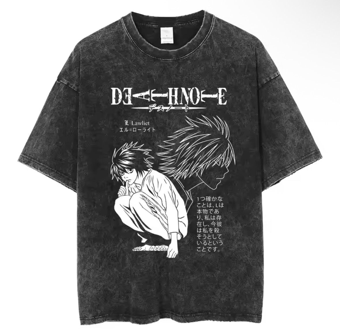 Japanese Brand Y2K Goth Monster Death Anime Graffiti Washed T-Shirt Size US XXL / EU 58 / 5 - 1 Thumbnail