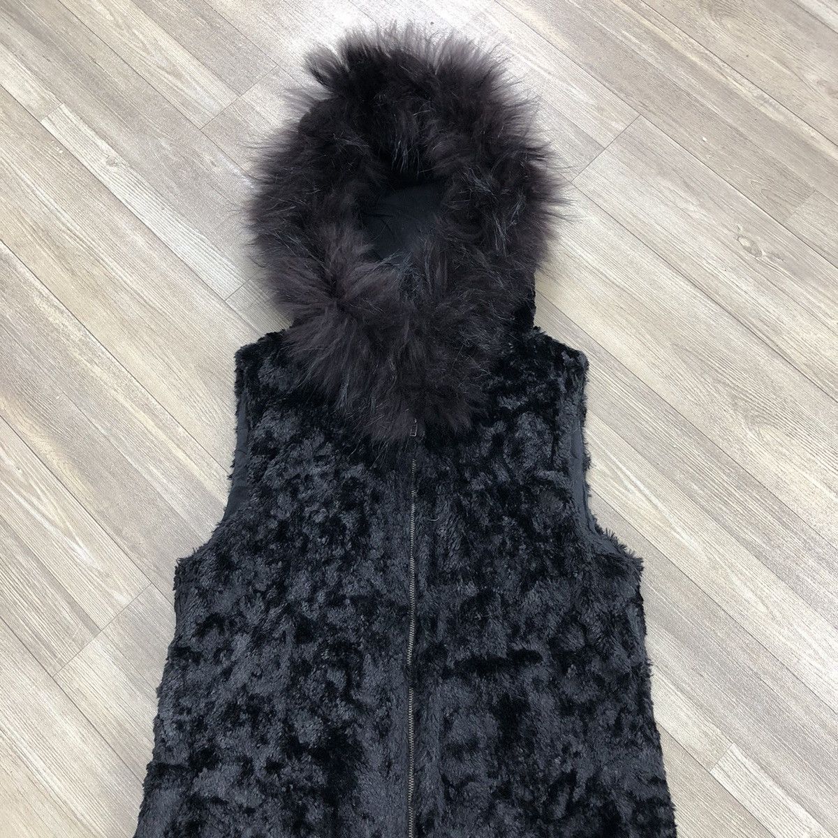 If Six Was Nine 2000s Faux Fur Gothic Beauty Beast Lgb Goa Punk Style Vest Size US M / EU 48-50 / 2 - 2 Thumbnail