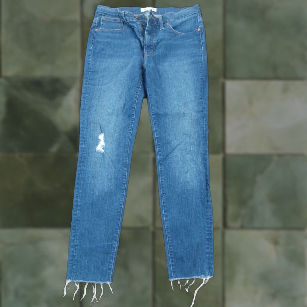 Madewell Madewell Skinny Jeans Women's Size 29 Blue Denim Mid Rise Stretch 30x26 Size 30" / US 8 / IT 44 - 1 Thumbnail