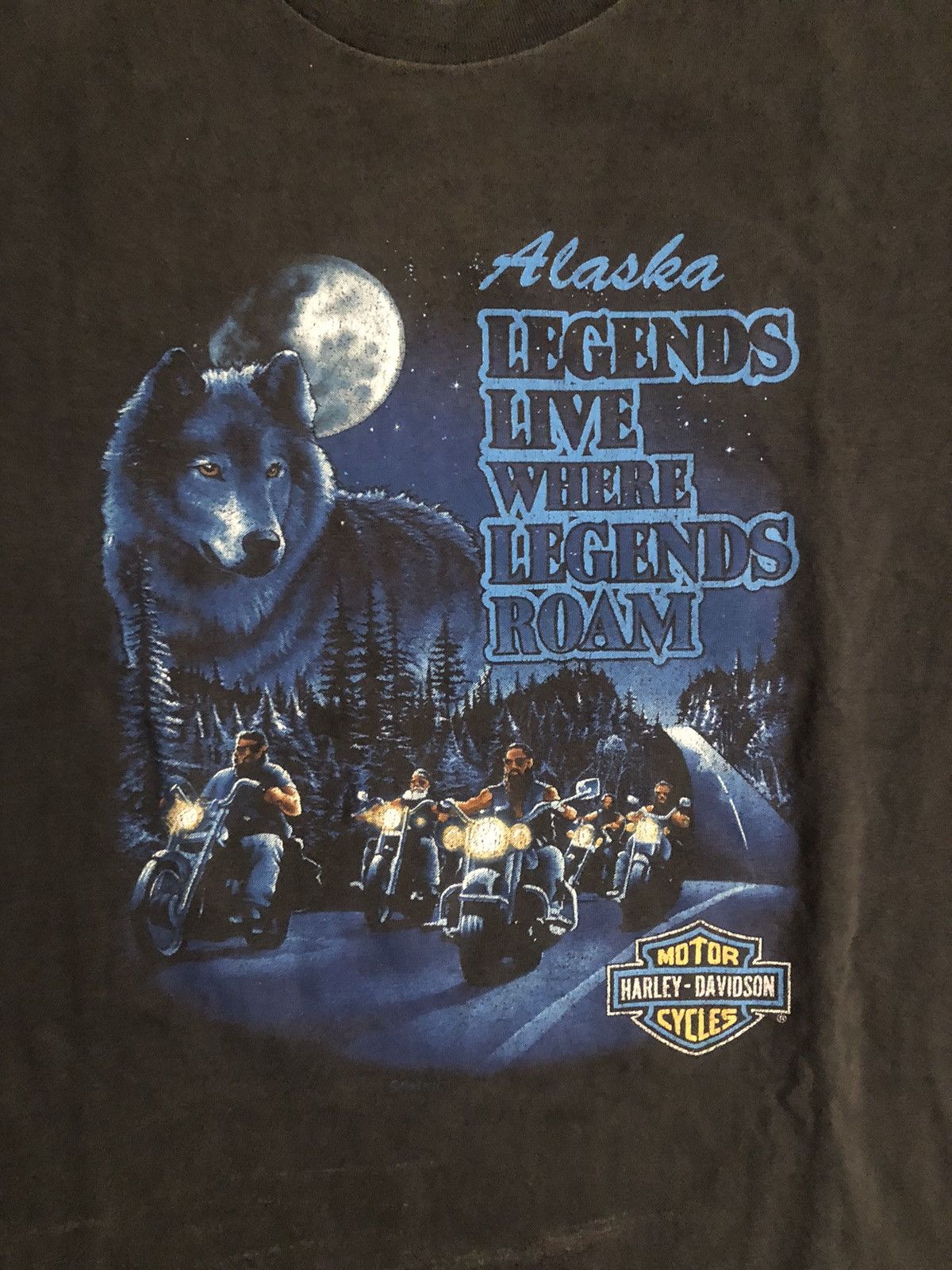 Vintage Vintage Harley Davidson tshirt Size US XL / EU 56 / 4 - 4 Thumbnail