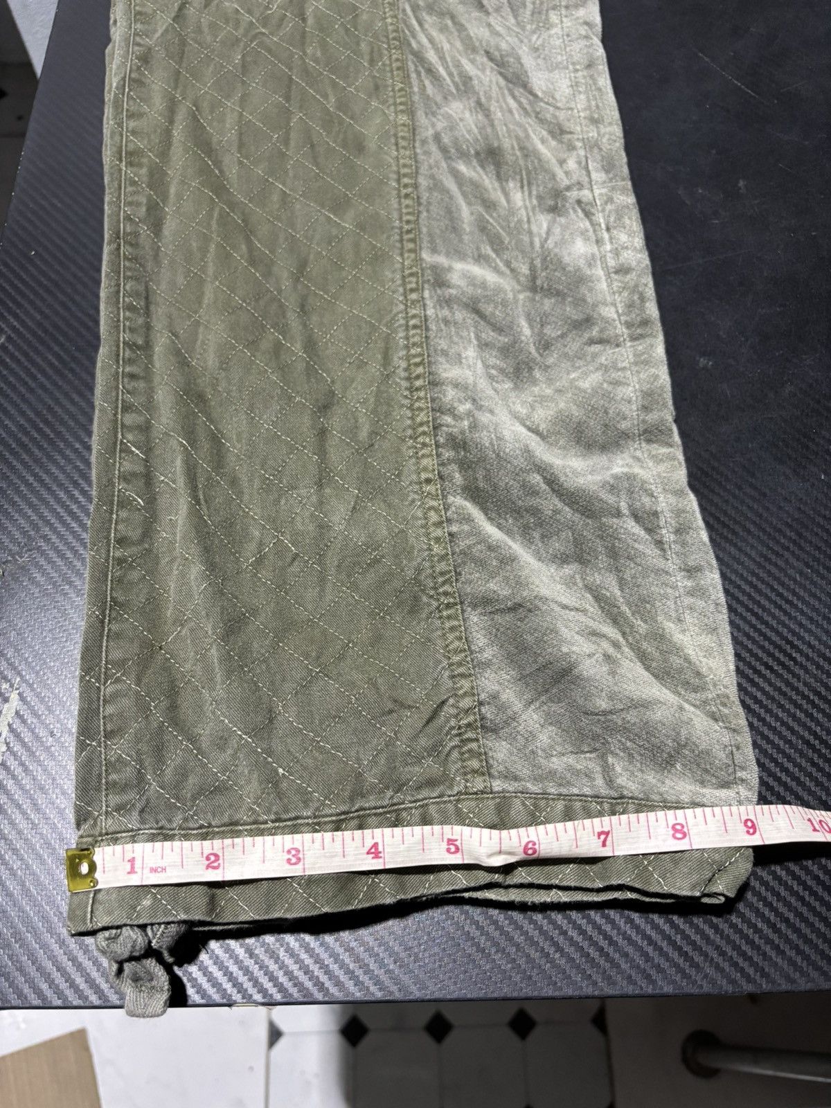 Homme Plisse Issey Miyake ISSEY MIYAKE WASHED GREEN PANELED PANTS Size US 30 / EU 46 - 22 Thumbnail