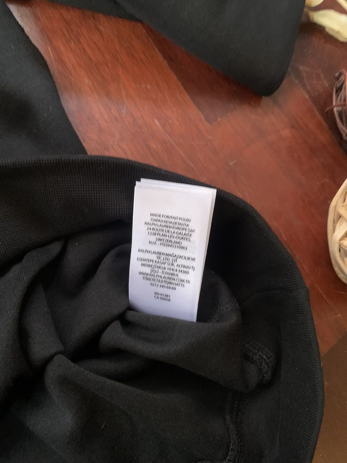 Ralph Lauren 🖤 Ralph Lauren Black Sweater with Navy Logo | Size S Size US S / EU 44-46 / 1 - 9 Thumbnail