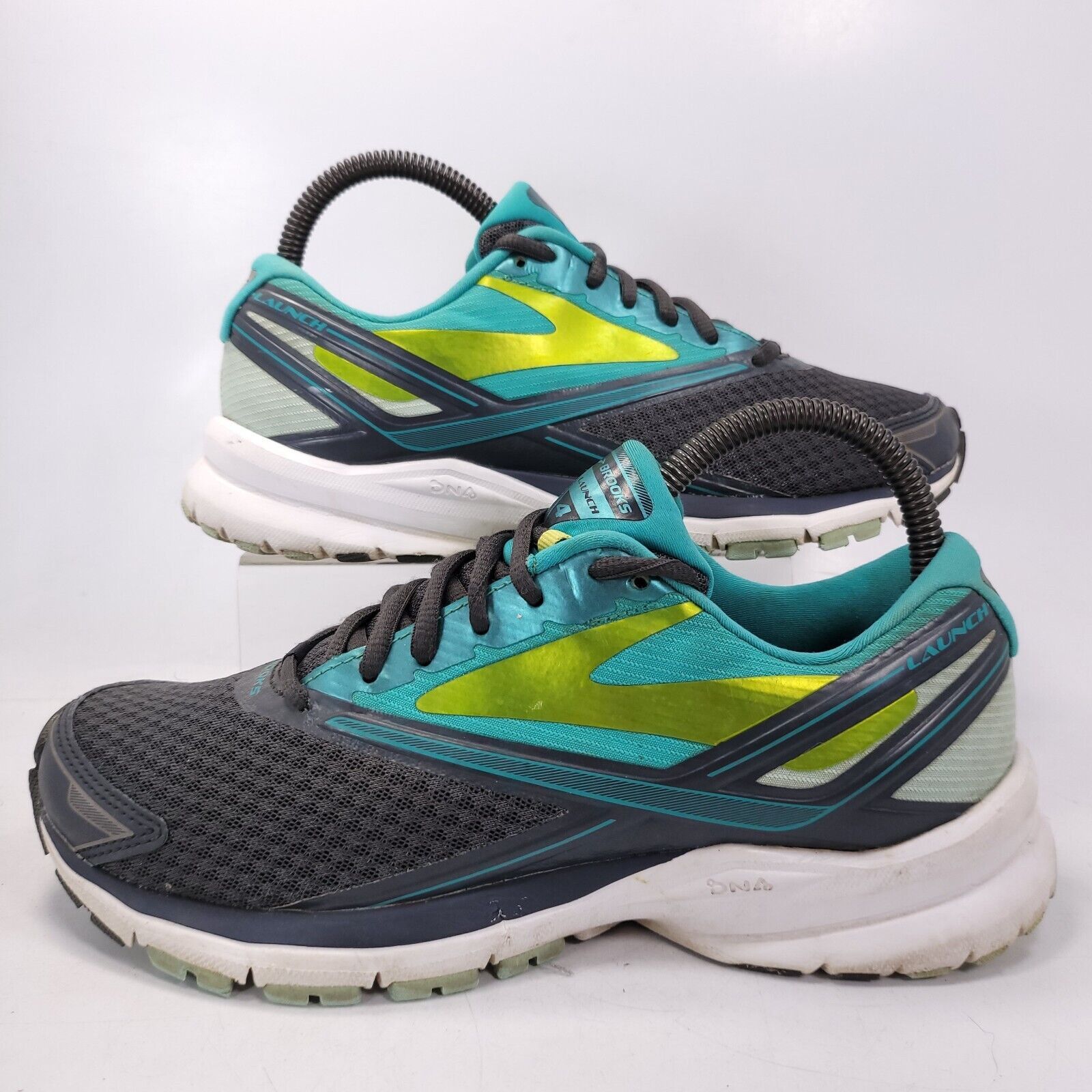 Brooks Brooks Launch 4 Shoe Womens Size 7.5 1202341B077 Black Green Size US 7.5 / IT 37.5 - 5 Thumbnail