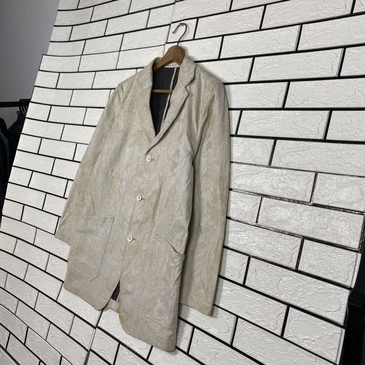 Tornado Mart Vintage Beige Jacquard Floral Pattern Jacket Tornado Size US L / EU 52-54 / 3 - 3 Thumbnail