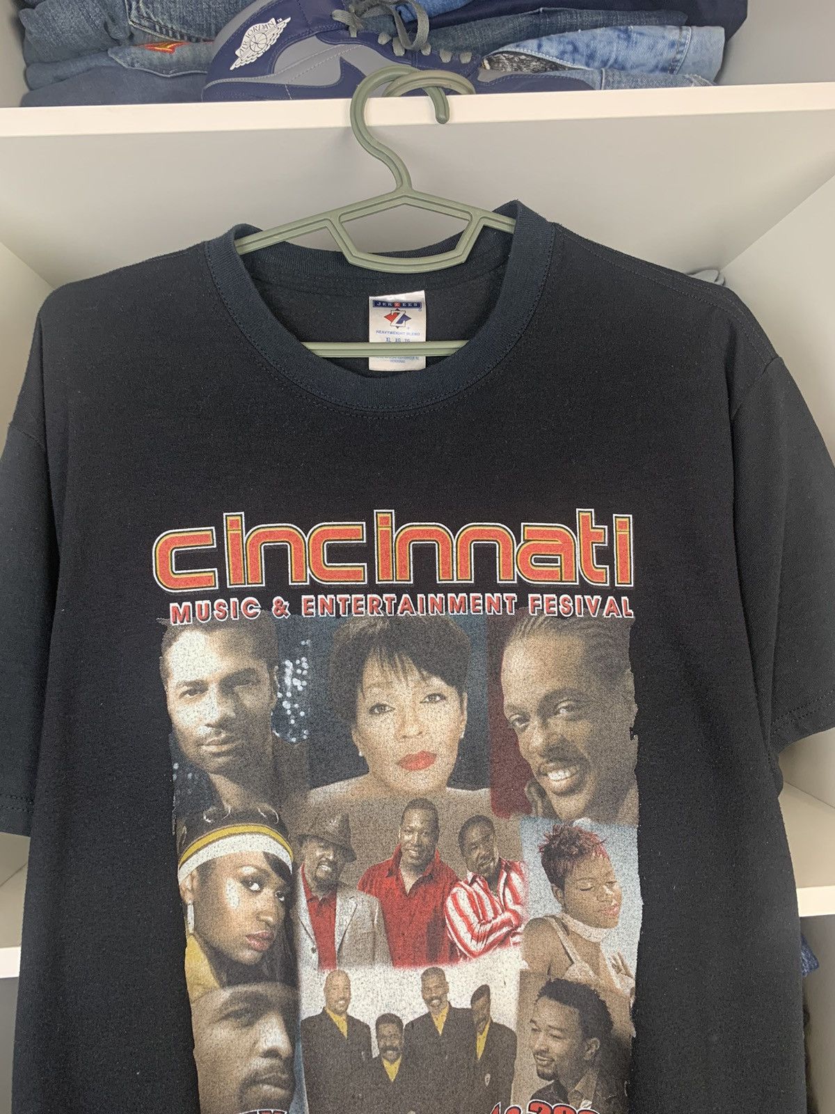 Band Tees × Michael Jackson × Vintage 2009 Cincinnati Music & Entertainment Festival T-shirt Size US XL / EU 56 / 4 - 3 Thumbnail