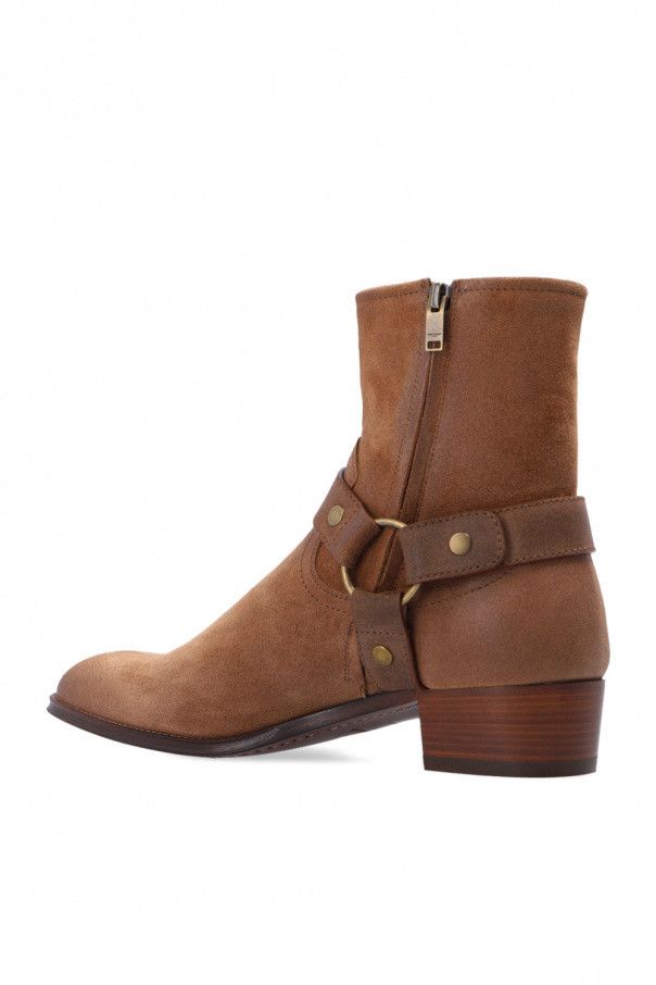 Saint Laurent Paris o1s1wg111224 Wyatt Harness Boots in Brown Size US 10 / EU 43 - 5 Thumbnail