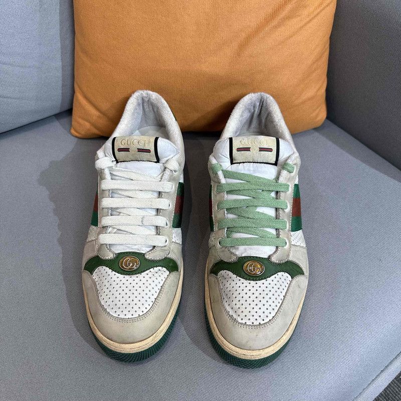 Gucci Gucci Screener Vintage Sneakers for Men - Size US 10.5 / EU 43-44 - 2 Thumbnail