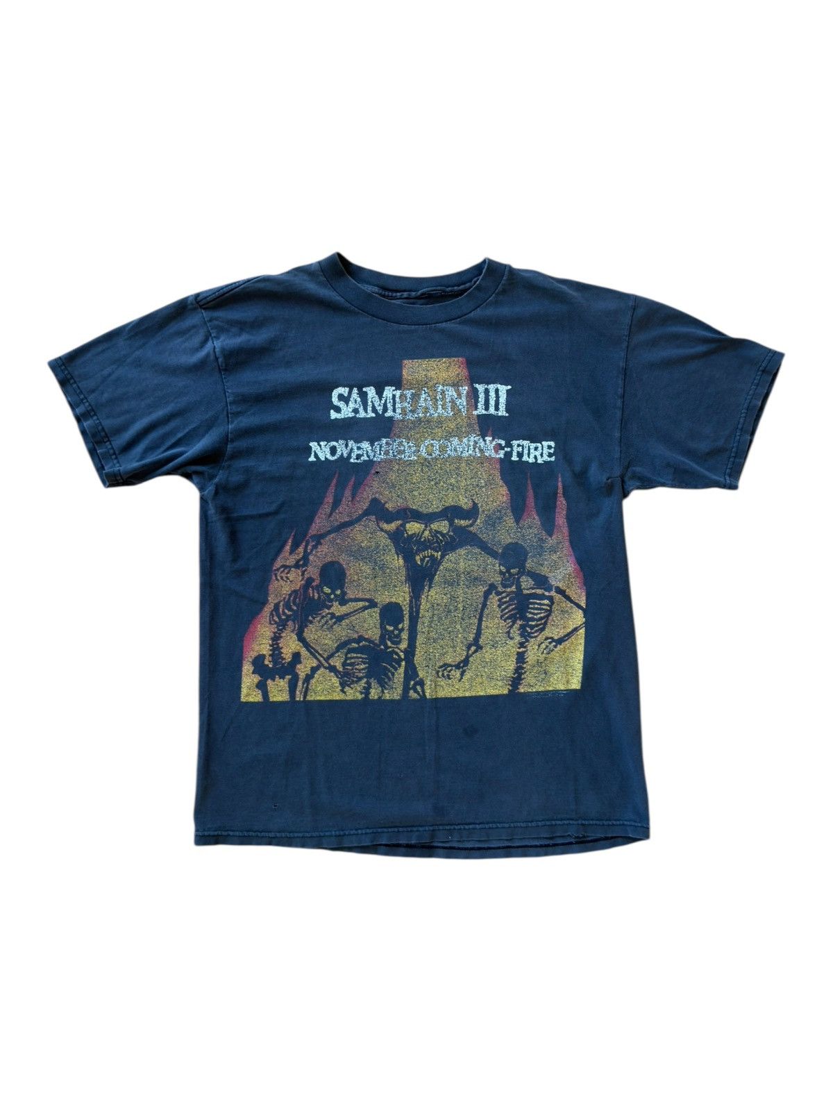 Band Tees *RARE* SMAHAIN III NOVEMBER COMING FIRE HELL METAL BAND TEE Size US L / EU 52-54 / 3 - 1 Thumbnail